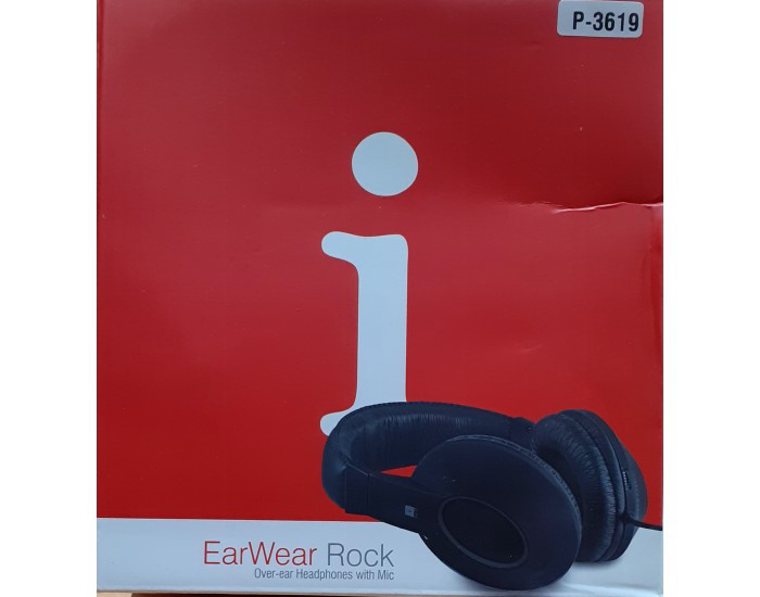 IBALL HEADPHONE EARWEAR ROCK WITH MIC (SINGLE PIN)